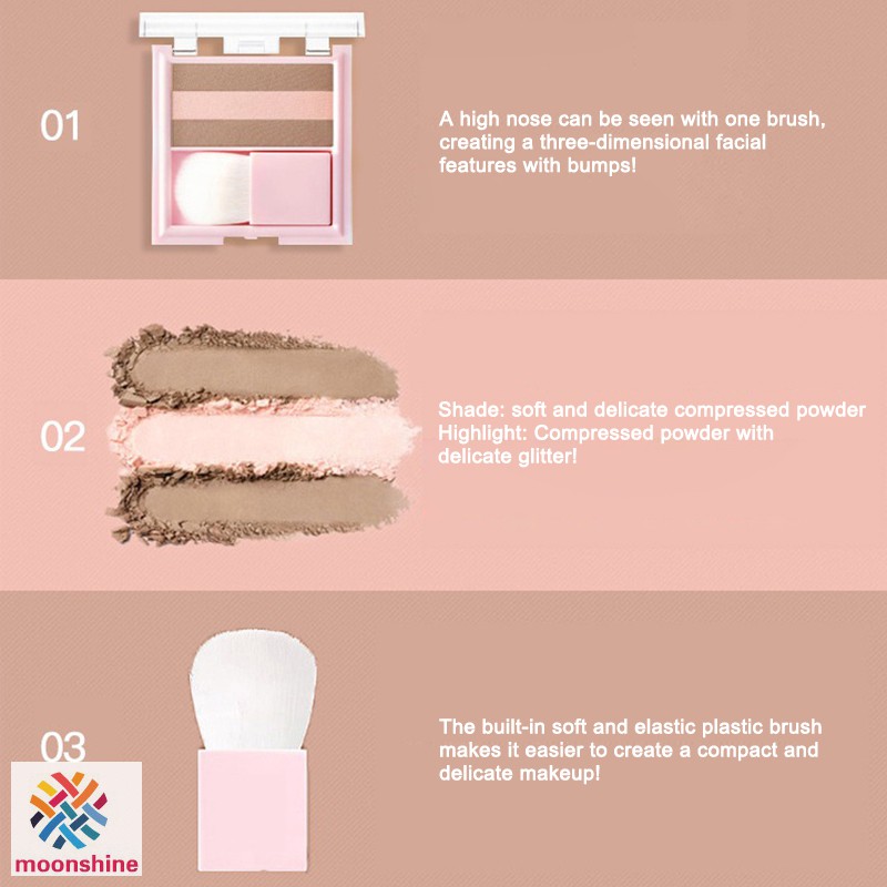 [Hàng mới về] Bảng Phấn Bắt Sáng Và Tạo Khối 3D Trang Điểm Cho Nữ Trong 3 Giây | BigBuy360 - bigbuy360.vn