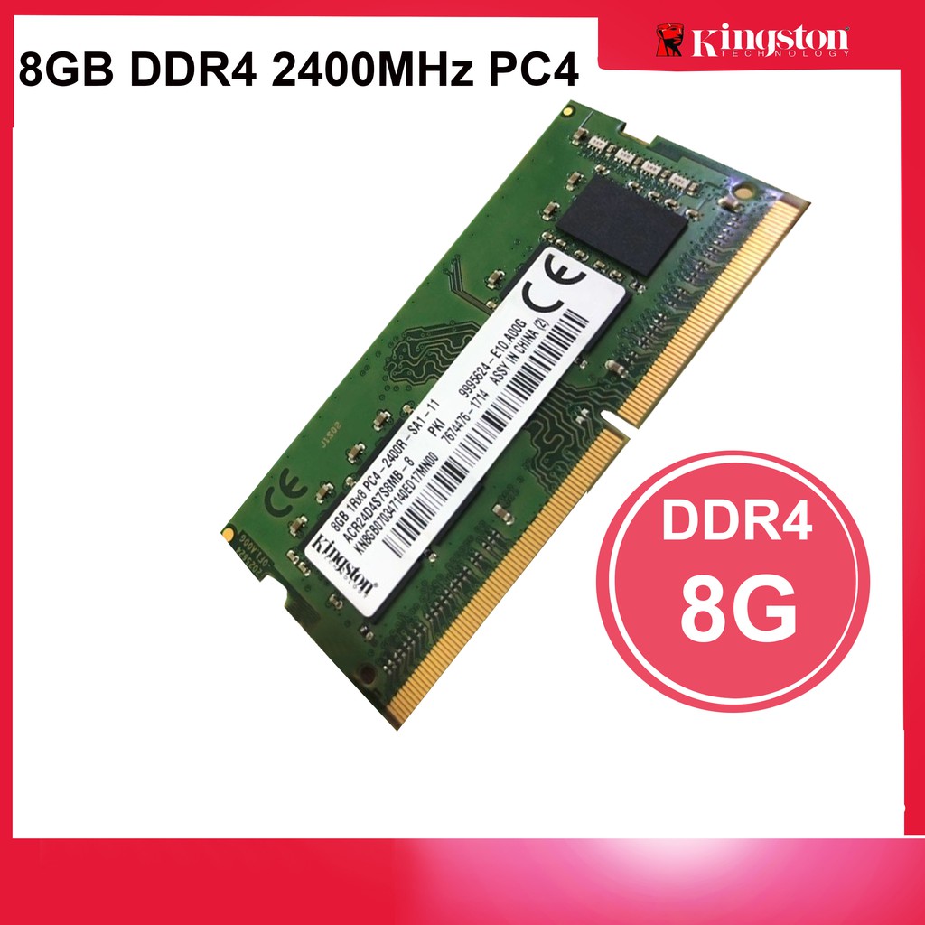 RAM LAPTOP KINGSTON SAMSUNG HYNIX DDR4 8GB BUS 2400mHZ- BẢO HÀNH 36 THÁNG 1 ĐỔI 1