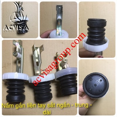 Nấm cao su xả máy giặt các loại Toshiba/ Samsung/ LG/ Sanyo/ Gắn liền tay sắt/ Gắn liền tay nhựa