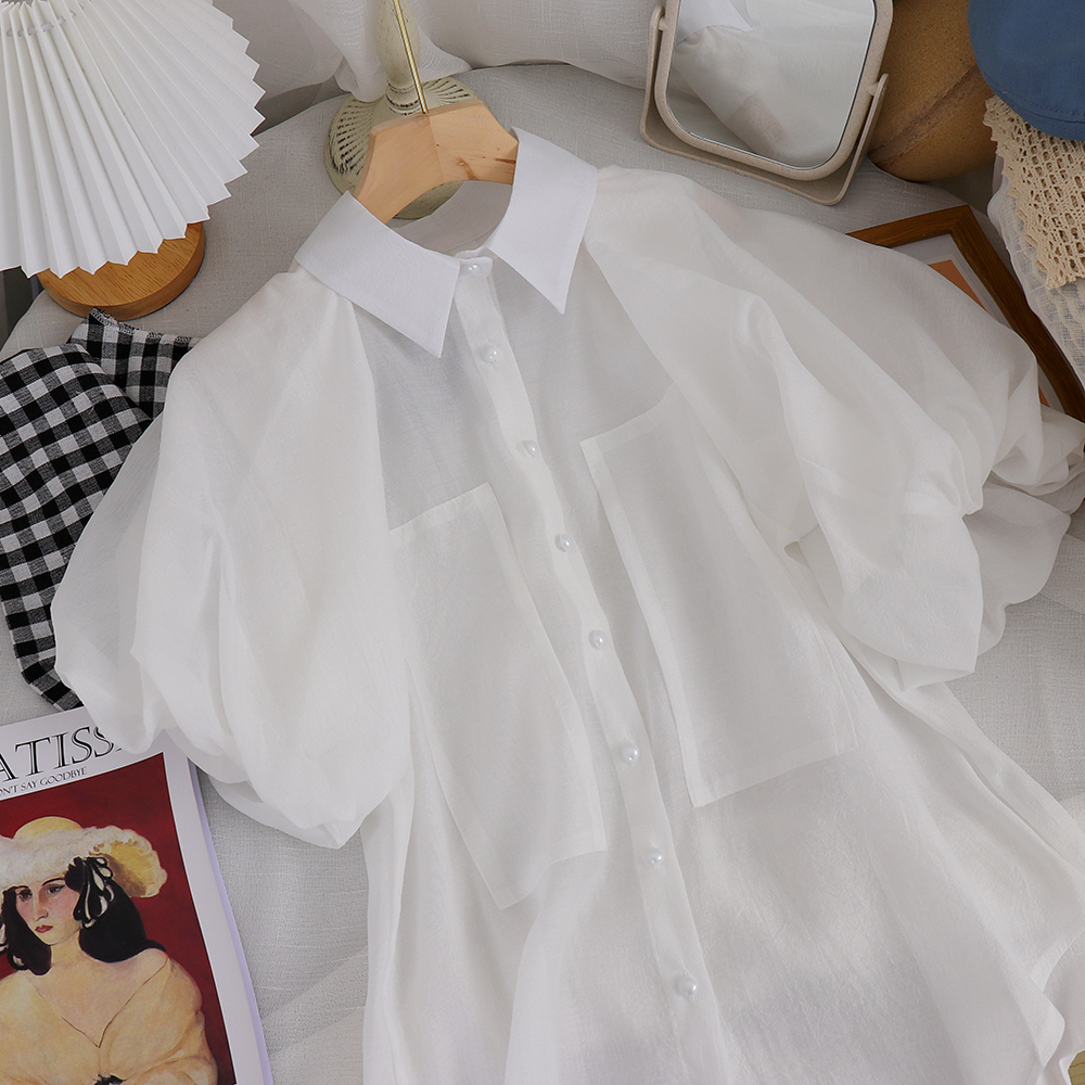 Áo Kiểu Tay Phồng Thiết Kế Đơn Giản Hợp Thời Trang | BigBuy360 - bigbuy360.vn