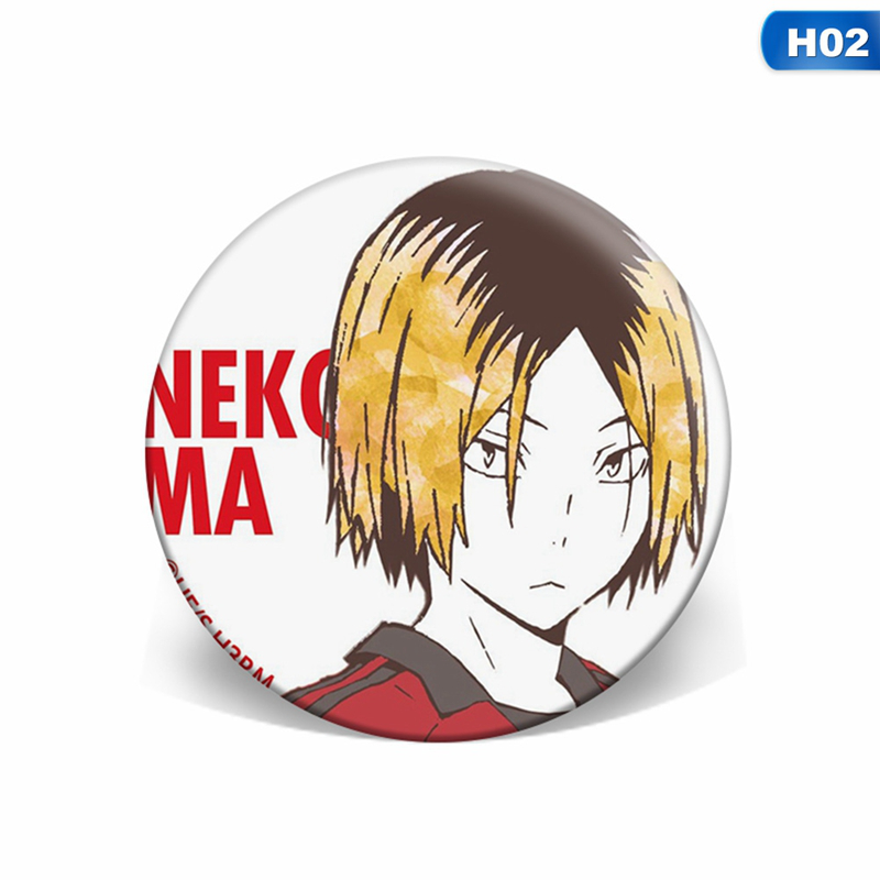 flowersqueen Huy Hiệu Cài Áo Hình Nhân Vật Haikyuu