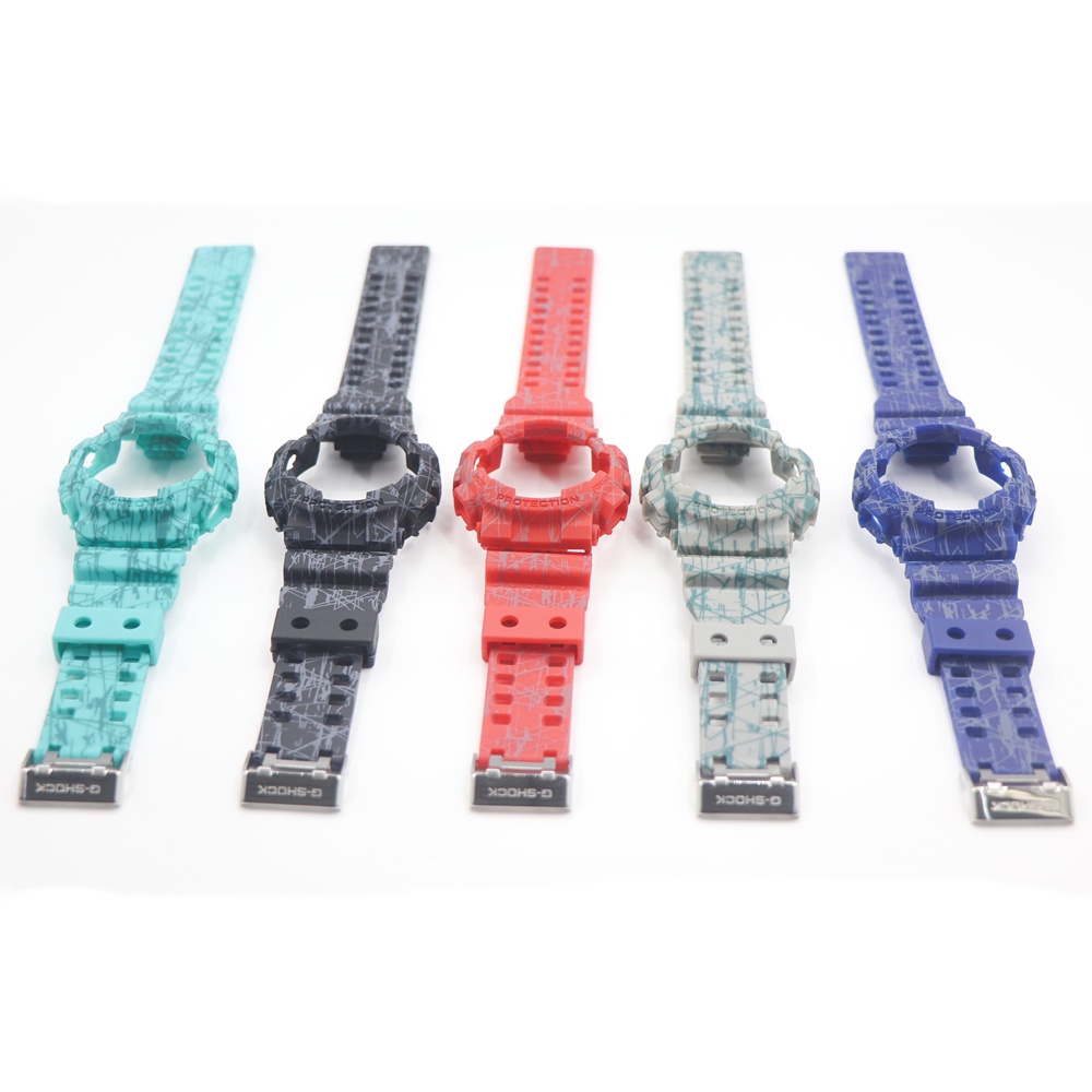 Dây Đeo Họa Tiết Rằn Ri Chống Nước Dành Cho Đồng Hồ Casio G-SHOCK GA 120 GA-110 GA 100 GD-100 GD110 120 GA-110GB GAX-100