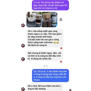 Trà gạo lứt rang mộc Bh.nong