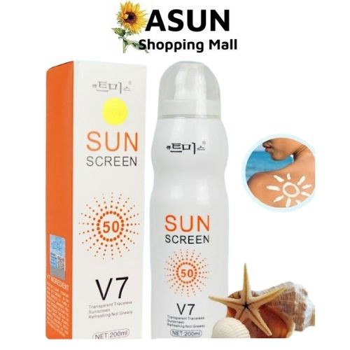 Xịt Chống Nắng Hàn Quốc V7 Sun Screen Spray 200ml