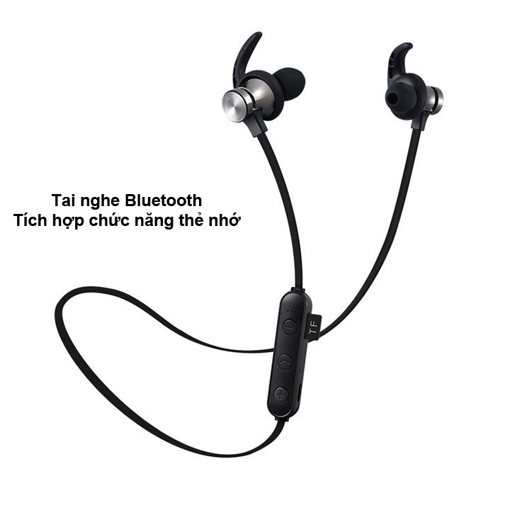 TAI NGHE BLUETOOTH TX22 KIỂU DÁNG THỂ THAO SÀNH ĐIỆU CÓ KHE CẮM THẺ NHỚ TIỆN LỢI