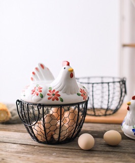 Giỏ đựng trứng gà mái mơ