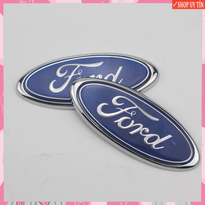 Sản Phẩm  Logo biểu tượng trước và sau xe ô tô Ford Kích thước 11.5cm*4.5cm chất liệu Nhựa ABS .