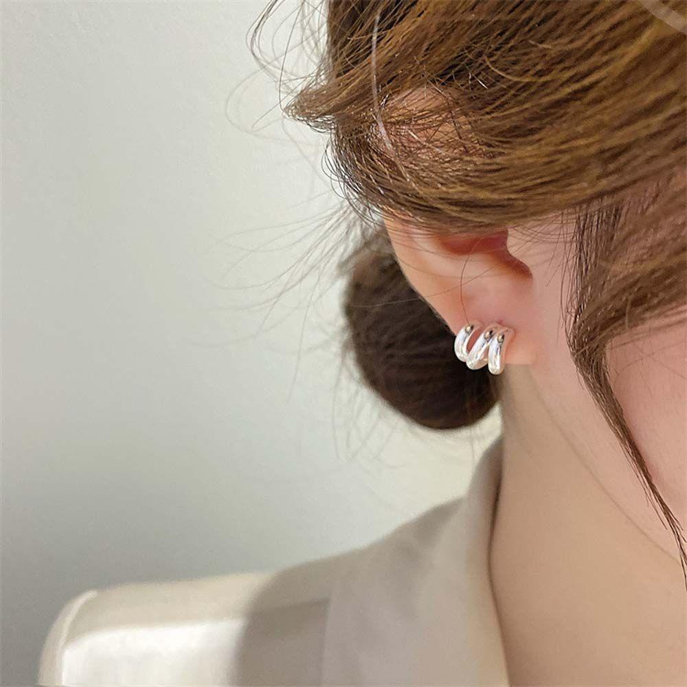 Khuyên Tai Nữ Hình Tròn Thời Trang Thanh Lịch