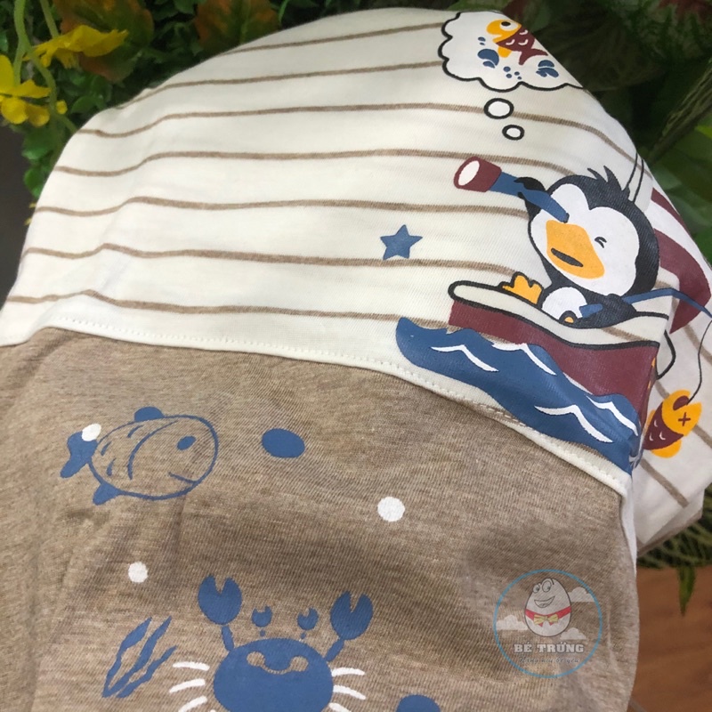 DMB396 Bộ cộc tay cài vai cotton Dokma (9-36M)