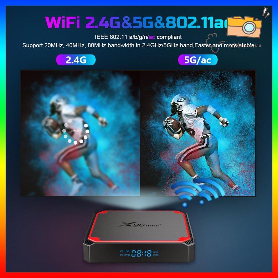 Thiết Bị Chuyển Đổi Tv Thường Thành Smart Tv X96Mini + Smart Tv Box S905W4 Chất Lượng Cao