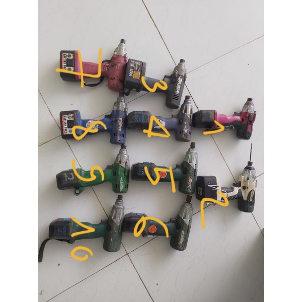 Bộ 10 thân máy vỏ pin bãi Nhật