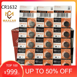 Pin CR1632, Pin van cảm biến áp suất lốp, chìa khóa ô tô... 3V LITHIUM,hạn sử dụng dài