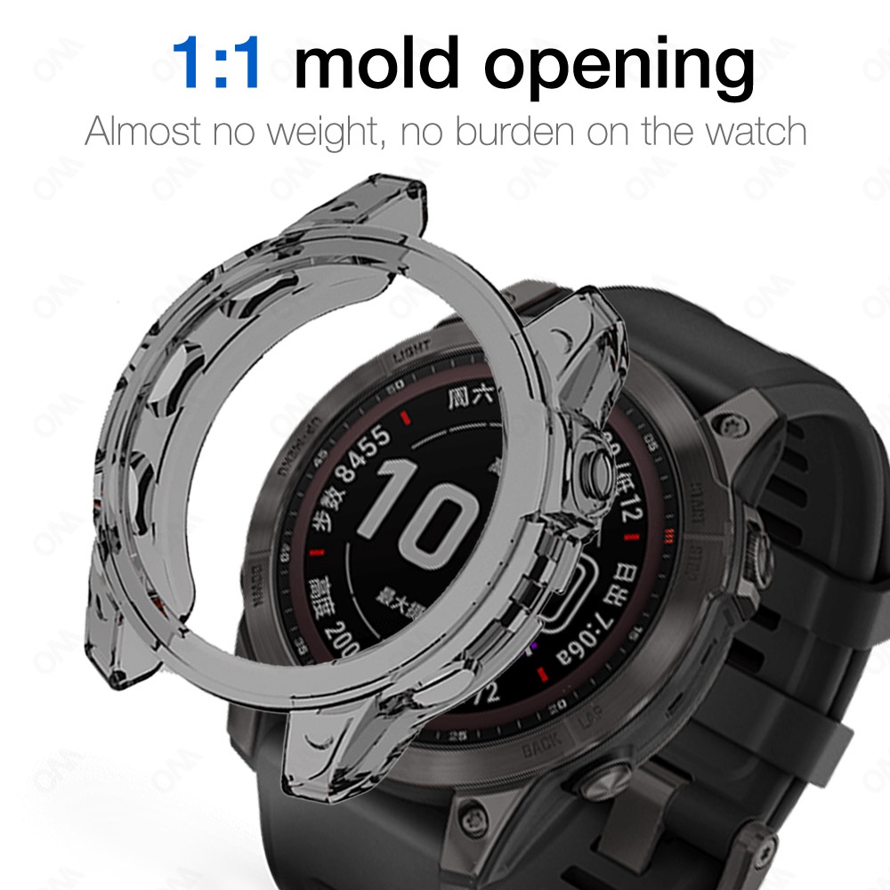 Ốp Bảo Vệ Chống Sốc Trong Suốt Cho Đồng Hồ Thông Minh Garmin Fenix 7/7S/7x