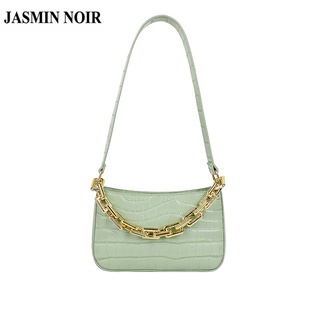 Túi xách đeo vai JASMIN NOIR giả da cá sấu dáng vuông nhỏ gọn hợp thời trang cho phái nữ
