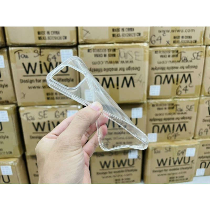 Ốp dẻo trong suốt Iphone 14 pro max , 14 pro , 14 max , 14 chính hãng wiwu