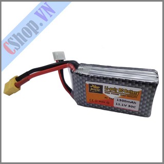 Pin LiPo 3S 11.1V 1500mAh 30C ZOP Power