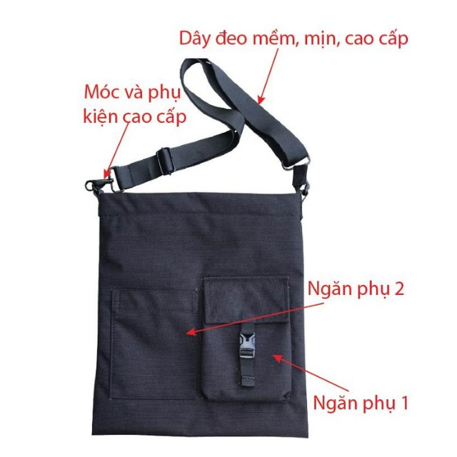 Túi Xách Đeo Chéo Nam Thời Trang Giá Rẻ Vải Tote Canvas Cao Cấp - Size Lớn – Mẫu Hot Tại TPHCM