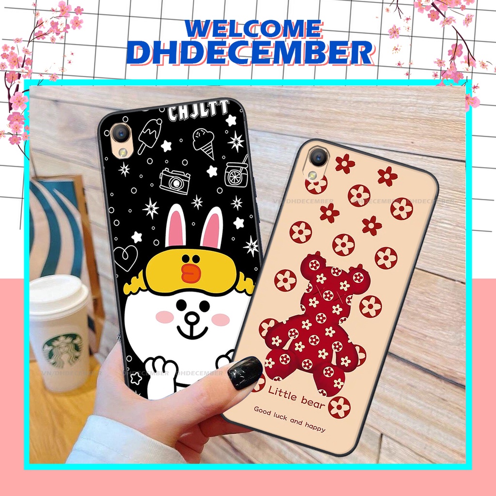 Ốp lưng Oppo A37 / NEO 9 / F1 PLUS in hình gấu K@ws, gấu nâu, dor@emon RẺ- ĐẸP- BỀN