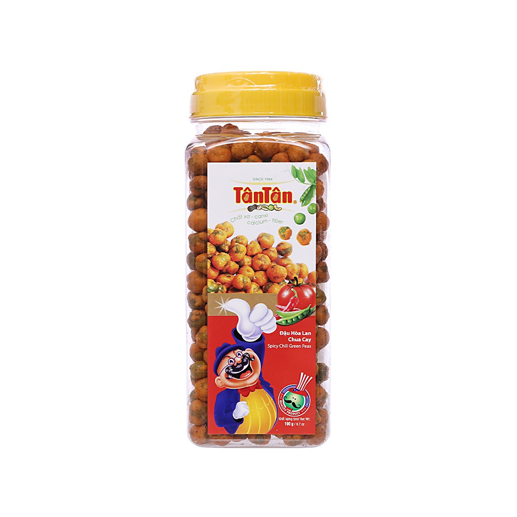 Đậu Hoà Lan chua cay Tân Tân hũ 190g