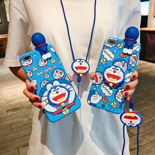 Xiaomi Redmi Note 9s 9 8 7 6 5 Pro Minnie Mickey Doraemon Doll Case Soft + Hanger