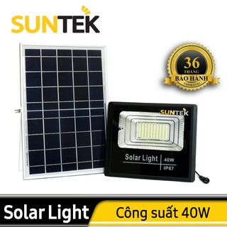 Đèn năng lượng mặt trời stk40w - chính hãng suntek - bảo hành 3 năm