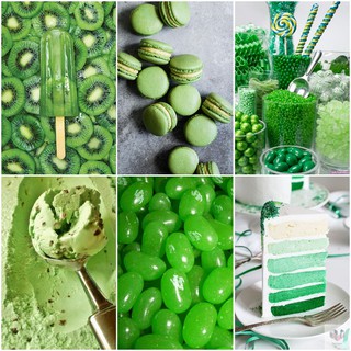 Bộ 6 Áp phích - Poster Green Sweet - Món Ngọt Màu Xanh 1