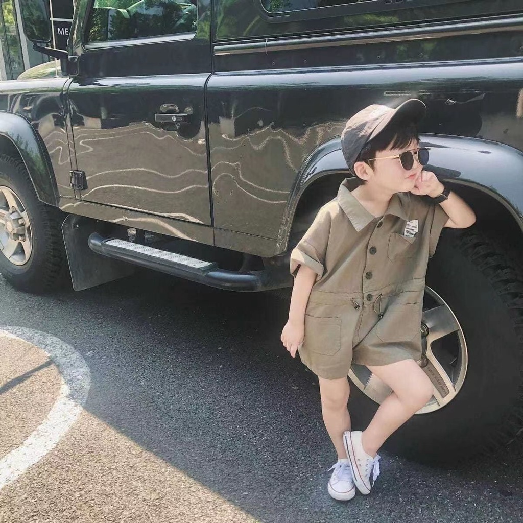 Bộ Áo Liền Quần Dáng Rộng Chất Vải Mỏng Thoáng Khí Thời Trang Mùa Hè Mới Cho Bé Trai Và Bé Gái 2022