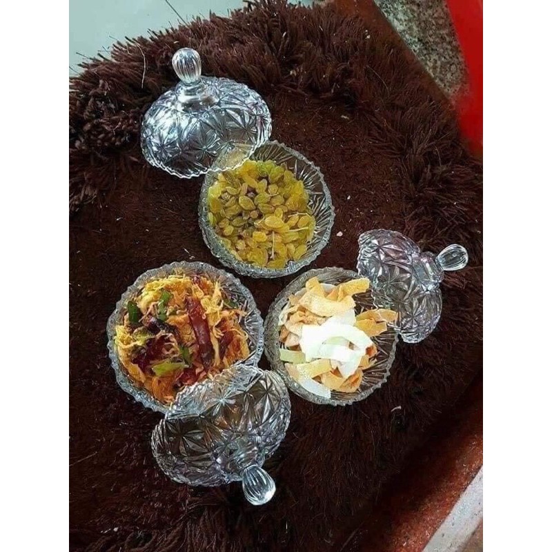 Hũ thố thuỷ tinh Deli đựng mứt Tết kẹo xinh xắn, hàng chính hãng, ảnh thật shop tự chụp