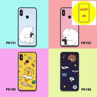 [Freeship từ 50k] ỐP LƯNG XIAOMI MI 8 - MI 8 SE - MI 8 LITE IN HÌNH GẤU WE BARE BEARS CHẤTLƯỢNG <GIẢM SHOCK>