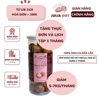 500g hạt macca đắk lắk nứt vỏ julia diet size đại tặng dụng cụ tách vỏ