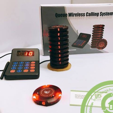 Bộ gọi thẻ rung 10 tay - HT-GKH004