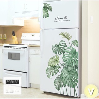 decal dán tường chất lượng mẫu cành cọ A04