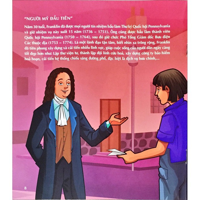 Sách - Những câu chuyện truyền cảm hứng - Benjamin Franklin - Chăm chỉ