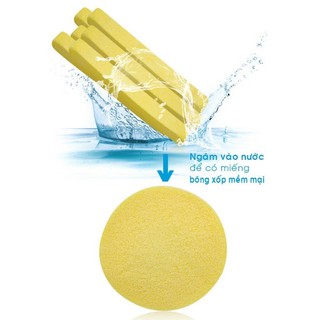 Bọt biển rửa mặt Chivey ( 12 miếng)