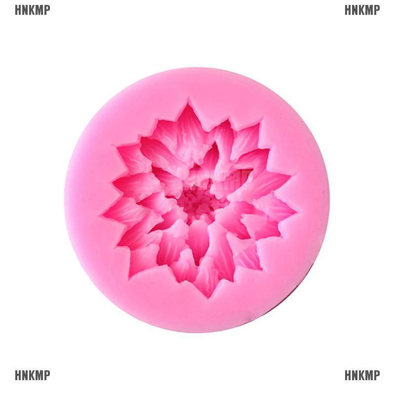 Khuôn silicon làm bánh hình hoa sen 3D độc đáo kích thước 6*6cm dùng trong nhà bếp