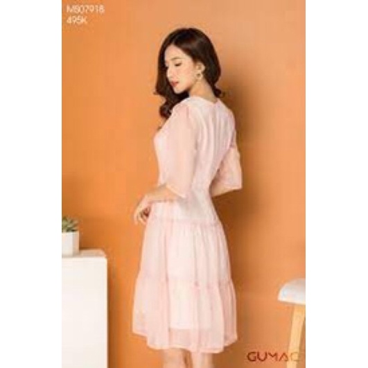 ĐẦM VOAN TƠ 2 TẦNG GUMAC