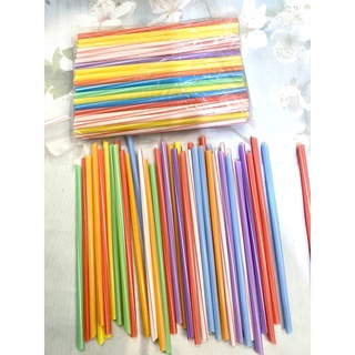 Ống hút nhựa đủ màu