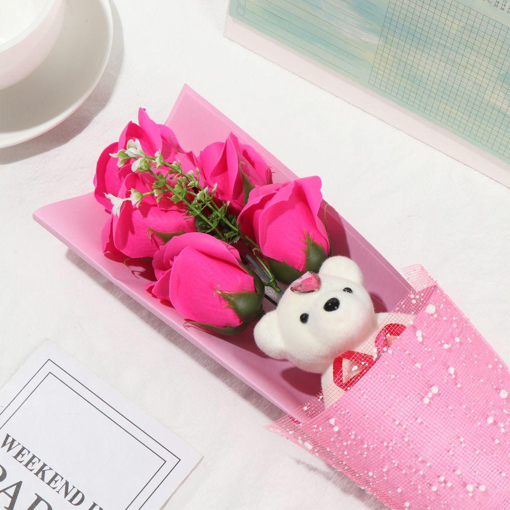 Xà Phòng Tắm Thơm Hình Gấu Hoạt Hình Lãng Mạn Trang Trí Nhà Cửa