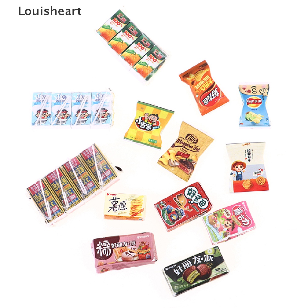 Mô hình hộp thức ăn mini dễ thương cho nhà búp bê