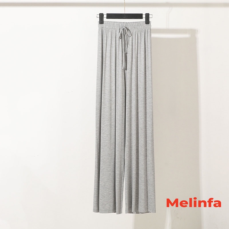 Quần dài Harem nữ suông rộng vải Viscose tự nhiên thoáng mát co giãn thoải mái mã VAQ0292