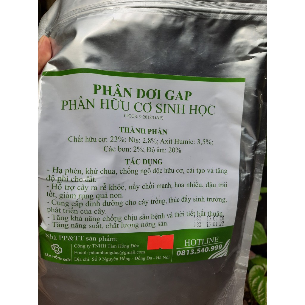 Phân dơi nguyên chất GAP gói 100gr (Gói chiết lẻ dùng thử)