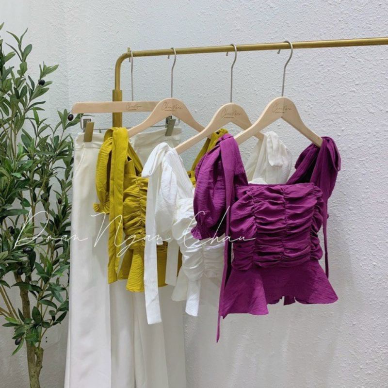 Áo nơ vai bigsize 60 đến 90 ký