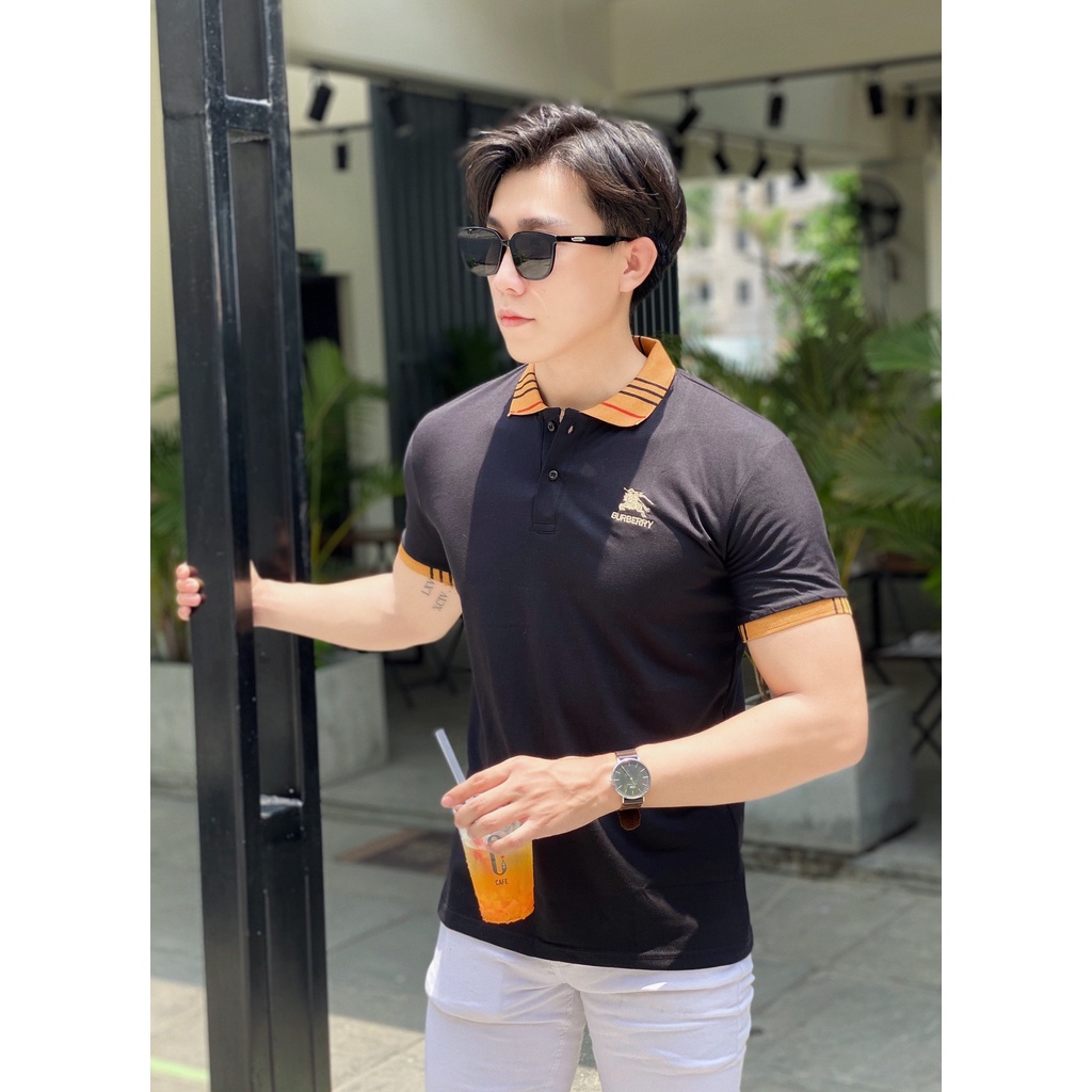 Áo Thun Polo Nam Cổ Bẻ Trơn trẻ trυng , Chất vải Cotton cao cấp chuẩn form