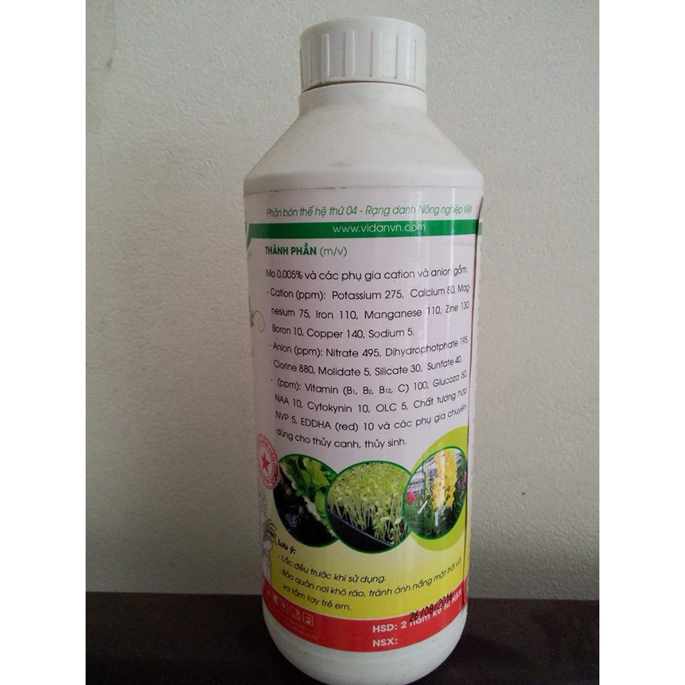 SIÊU RẺ - Dung dịch thủy canh BioLife VD 1lit hàng nhập khẩu.