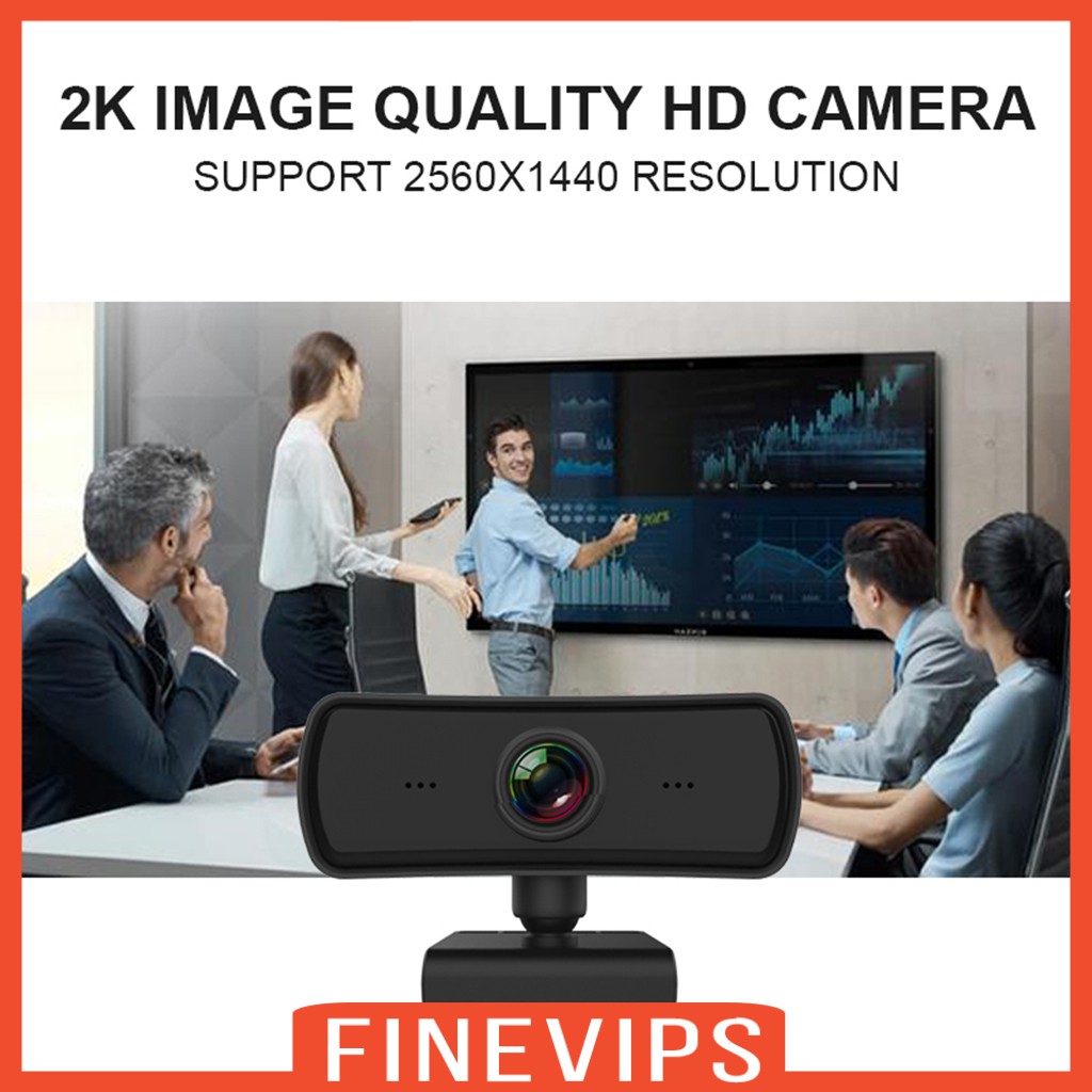 Webcam Kĩ Thuật Số 1440p Hd 4k Usb 2.0 Có Mic Và Phụ Kiện | BigBuy360 - bigbuy360.vn