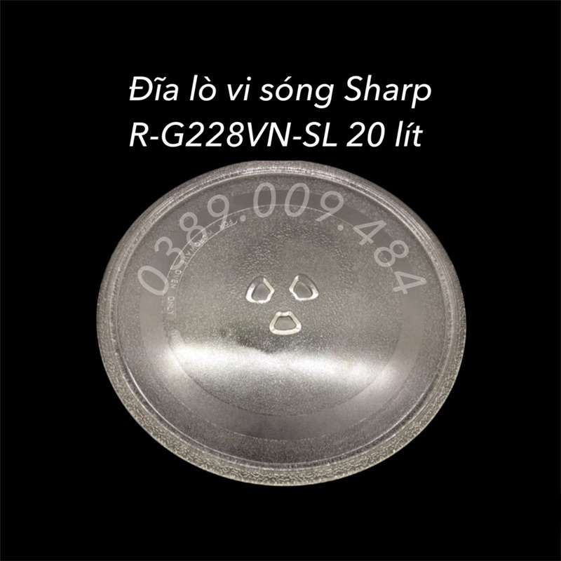 Đĩa lò vi sóng Sharp R-G228VN-SL 20 lít chính hãng