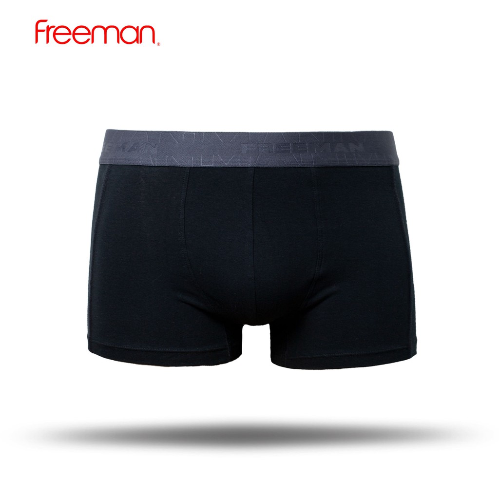 Quần lót boxer nam Freeman, chất liệu cotton thoáng mát, thấm hút mồ hôi tốt [Combo 3] 6526