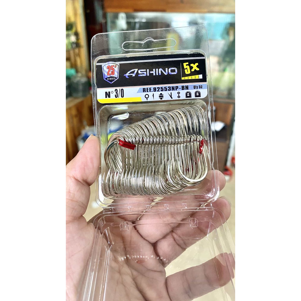 LƯỠI CÂU CÁ ASHINO 5X SIÊU CỨNG BÉN