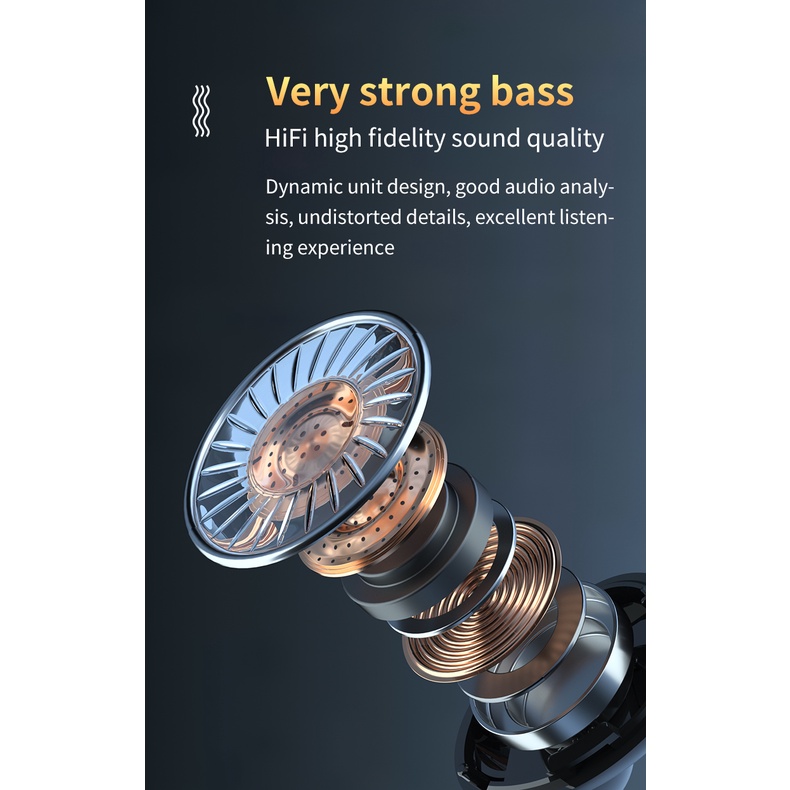 Tai Nghe Không Dây M10 Bluetooth 5.1 Tương Thích Chống Nước 9D Hifi