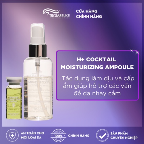 TROIAREUKE - Xit khoáng Troiareuke H+ Cocktail khắc phục các vấn đề của da